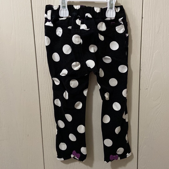 Gymboree Purrfectly Fabulous Black & White Spotted Pants - Picture 4 of 5